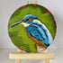 Hand Painted Kingfisher Mini Canvas Magnet