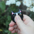 Handmade Polymer Clay Tuxedo Cat Worry Stone