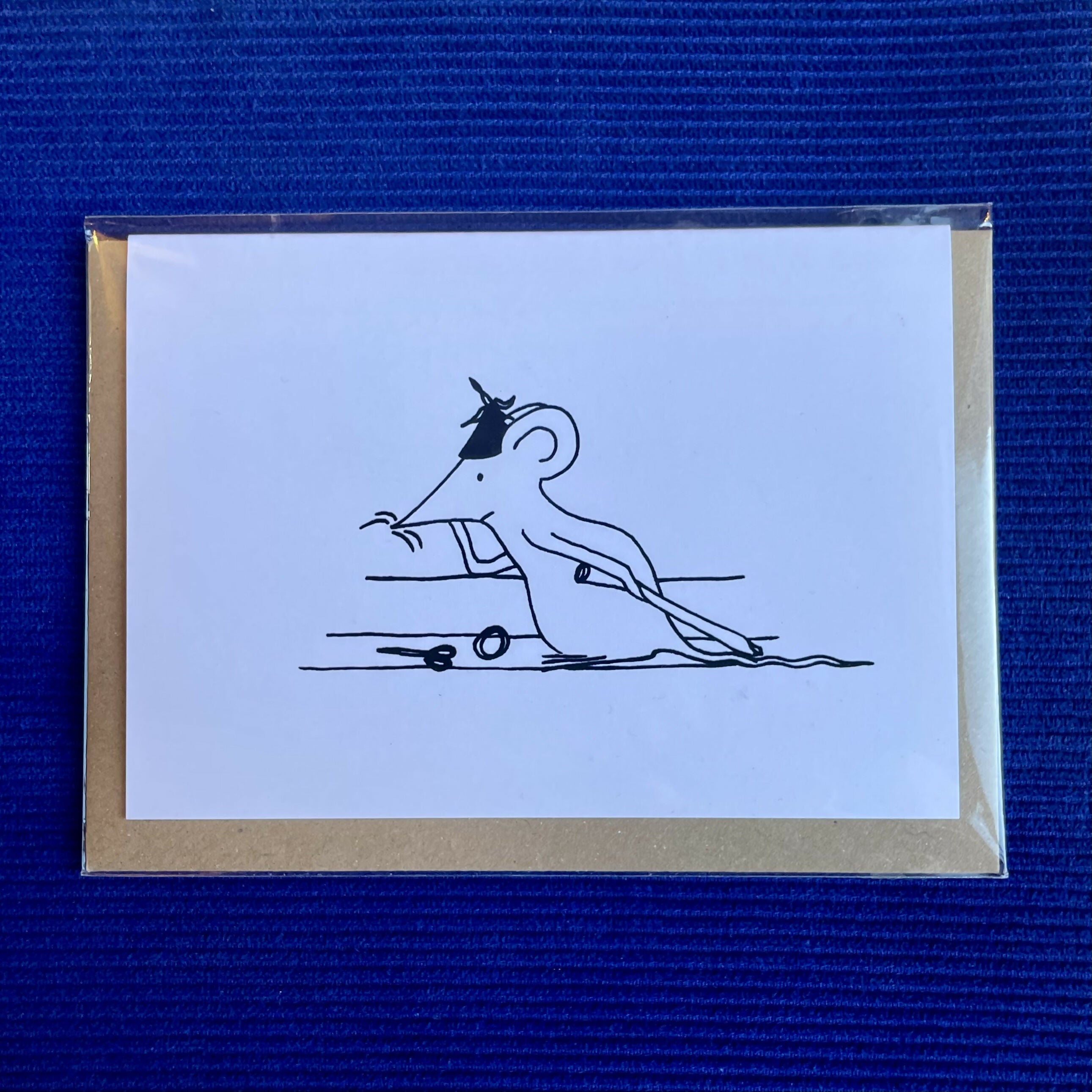 Please, No More Wrapping! Card – Pen And Ink Design