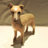 Ceramic Blue Fawn Whippet Sculpture