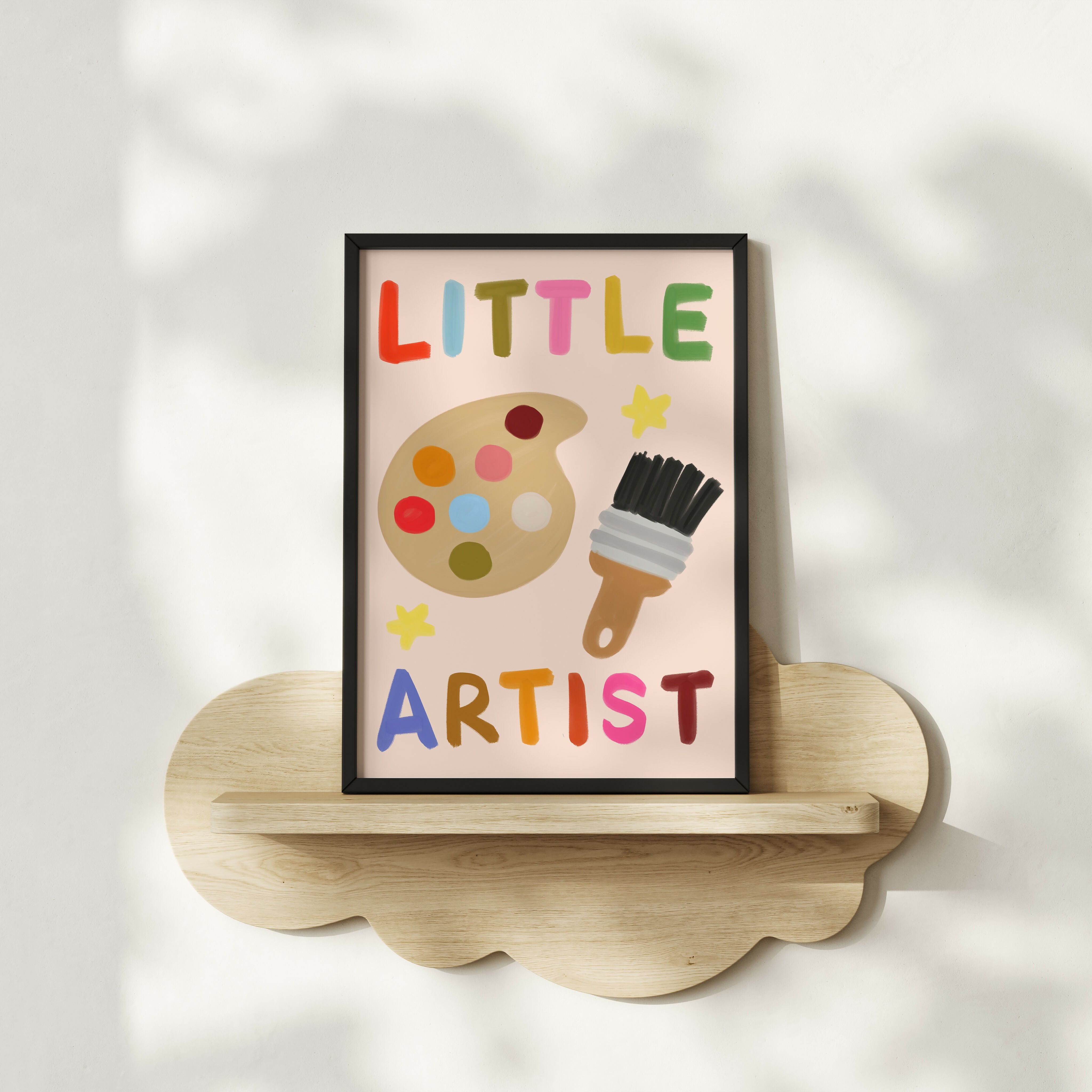 Little Artist Nursery Kids Print