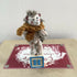 Miniature Hedgehog On Block Ornament