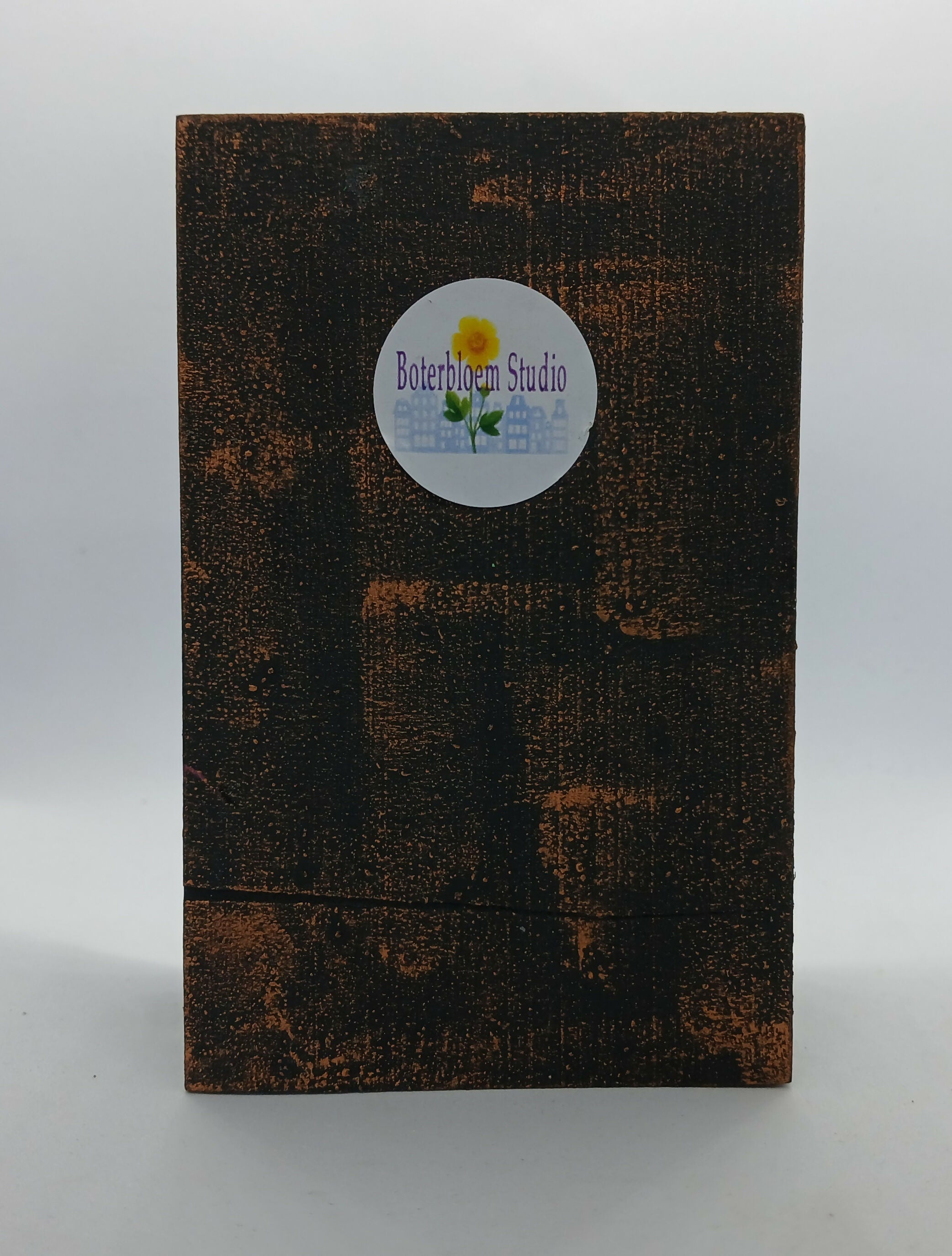 Bookcase Diorama Clay Trinket Filled Wooden Box