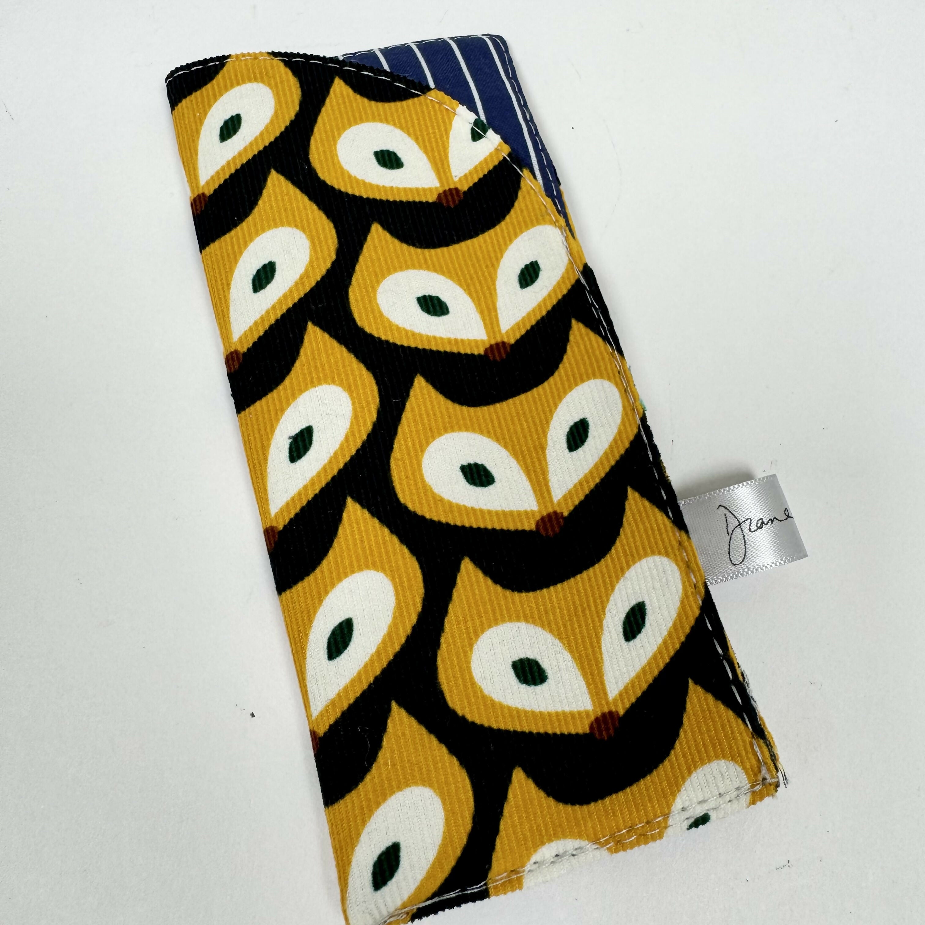 Slip In Glasses Case - Mustard Fox