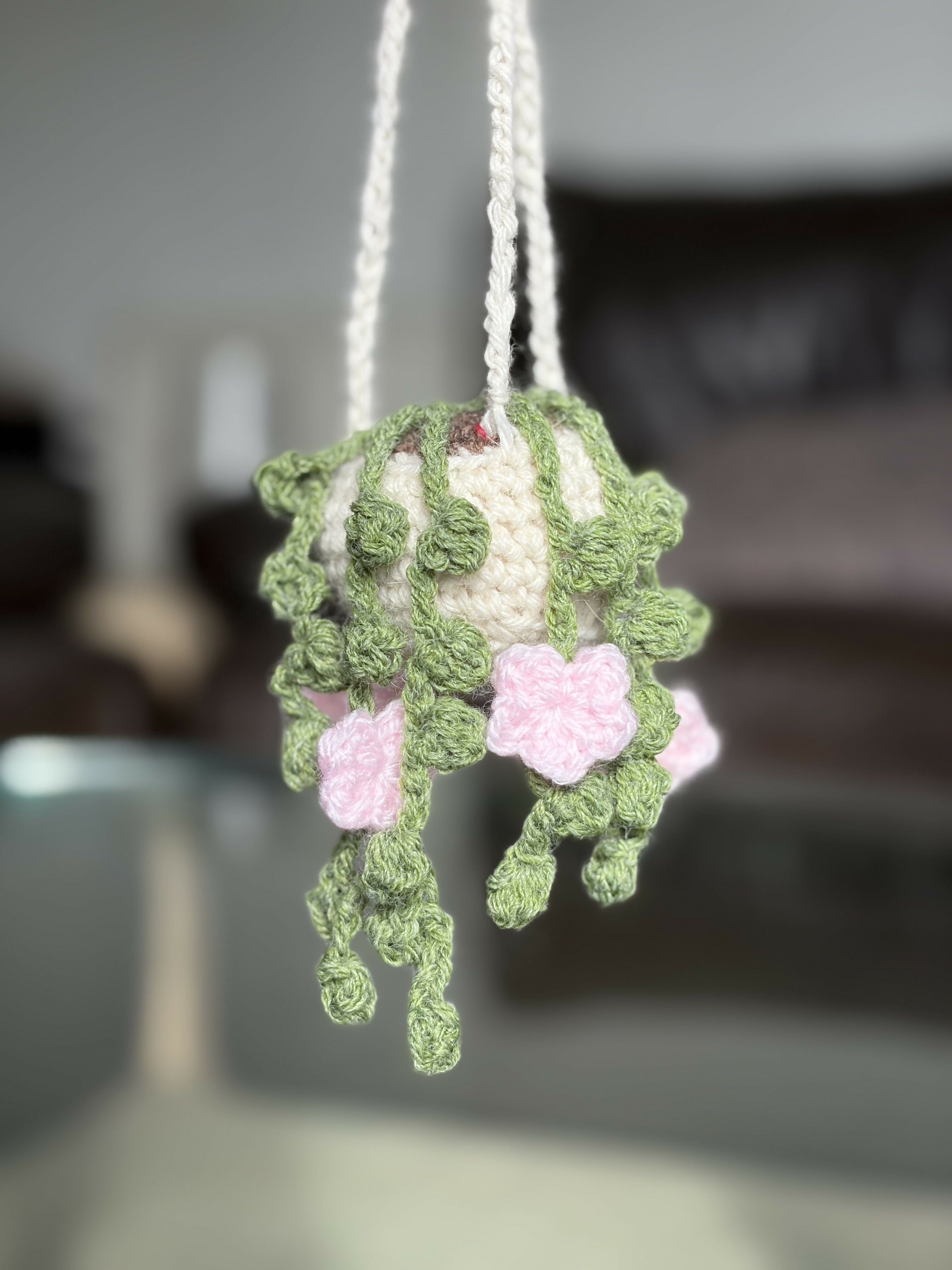 Crochet Hanging Basket