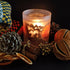 Frosted Orange & Spice Festive Candle