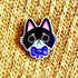 Moody Cat Wooden Pin