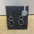 Silver Twisted Double Dangle Earrings