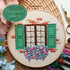 Preprinted Embroidery Pattern For Beginners - Window Flowers