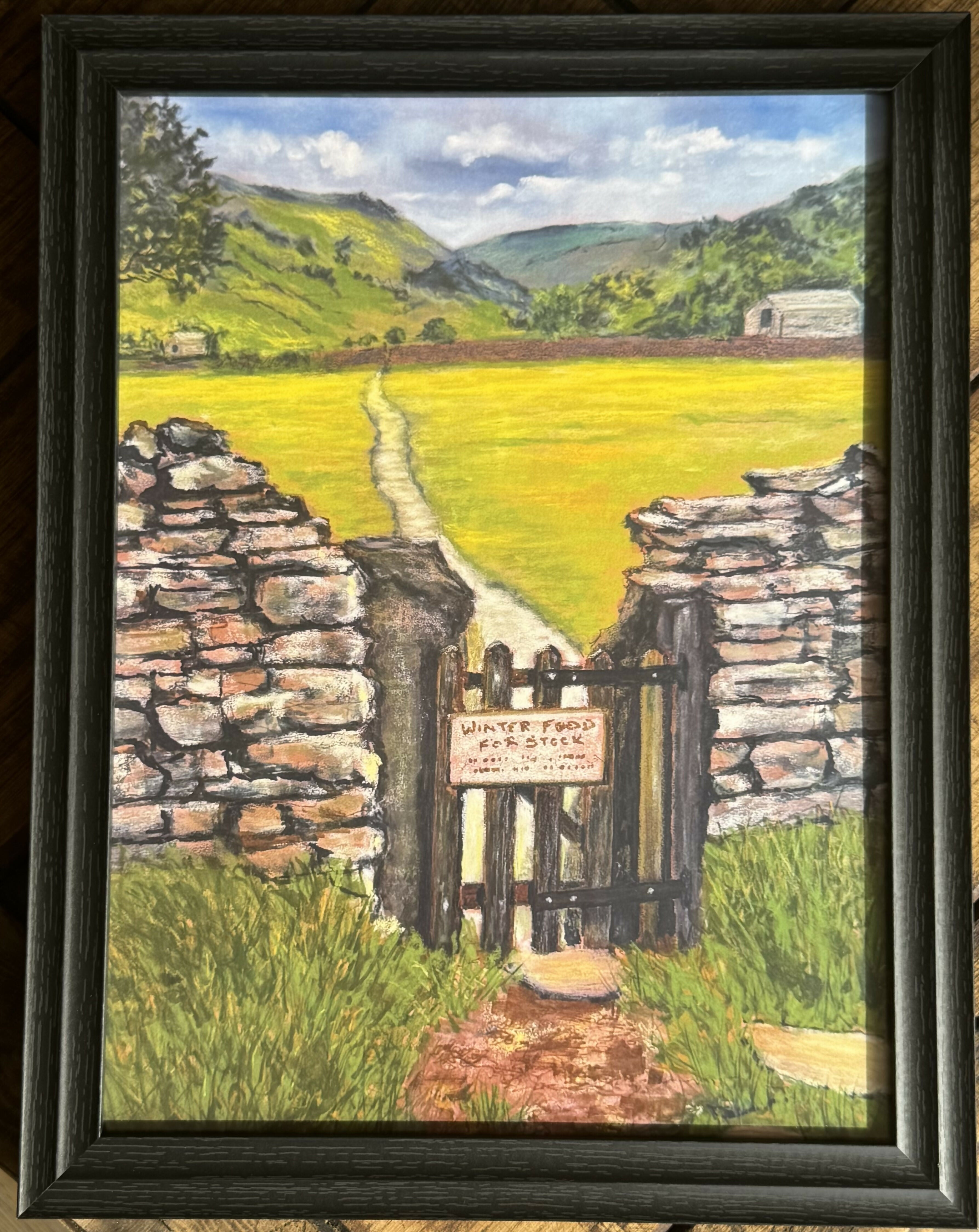 LANDSCAPE FRAMED PRINT A3