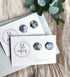 Colour, Black and Pattern Hexagon Polymer Clay Studs