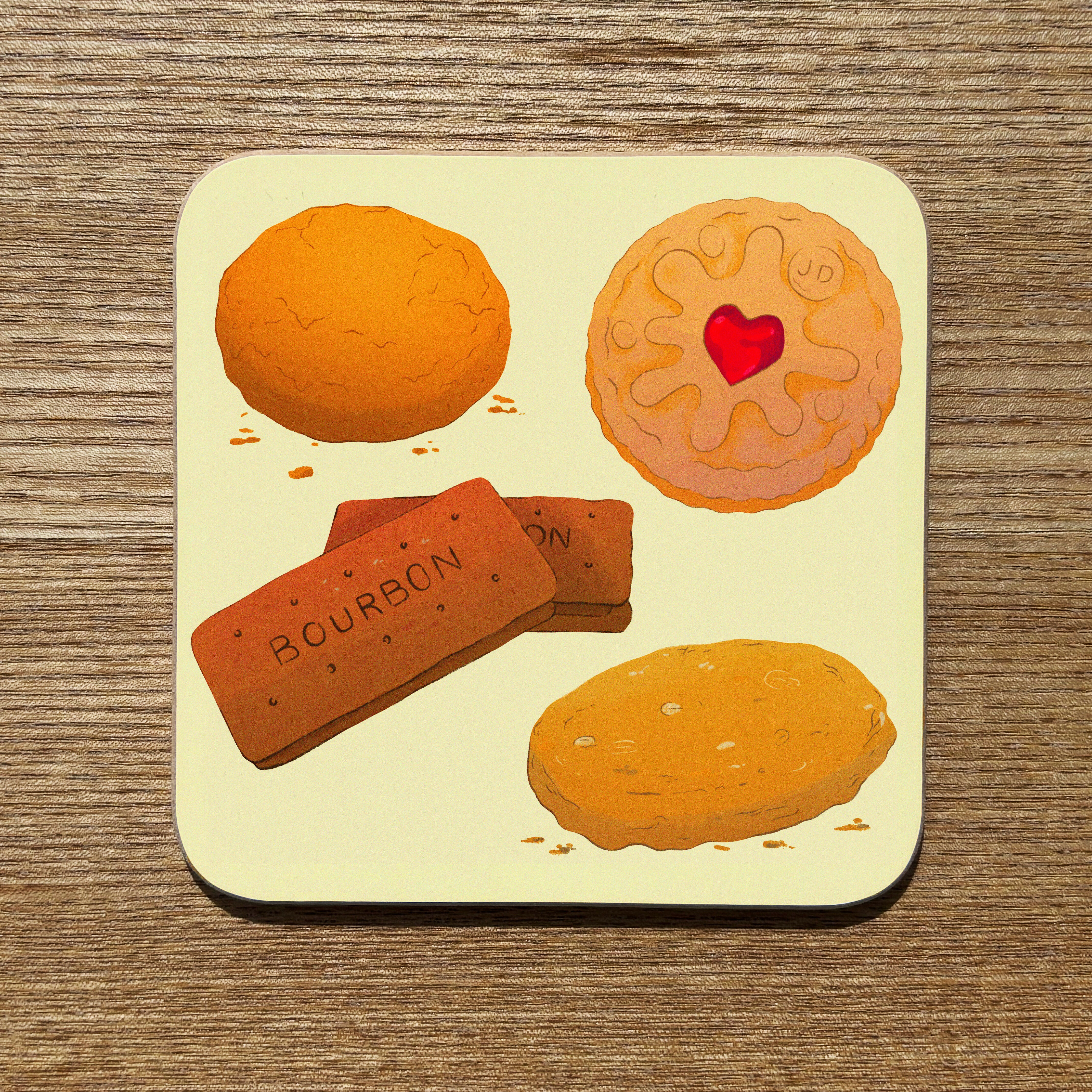 Accidentally Vegan Biscuits Coaster