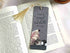 Tabby Cat Bookmark Grey
