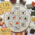 DIY embroidery kit for beginners - Fall stamps