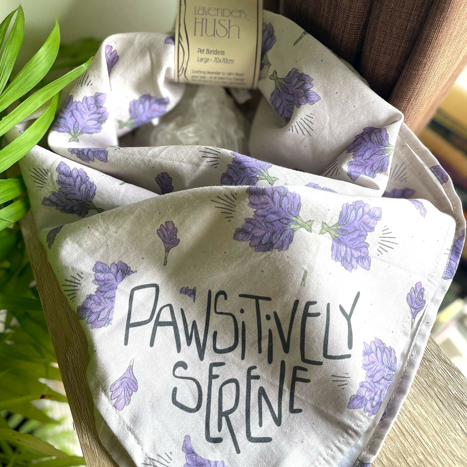 Purrfectly Peaceful Pet Bandana