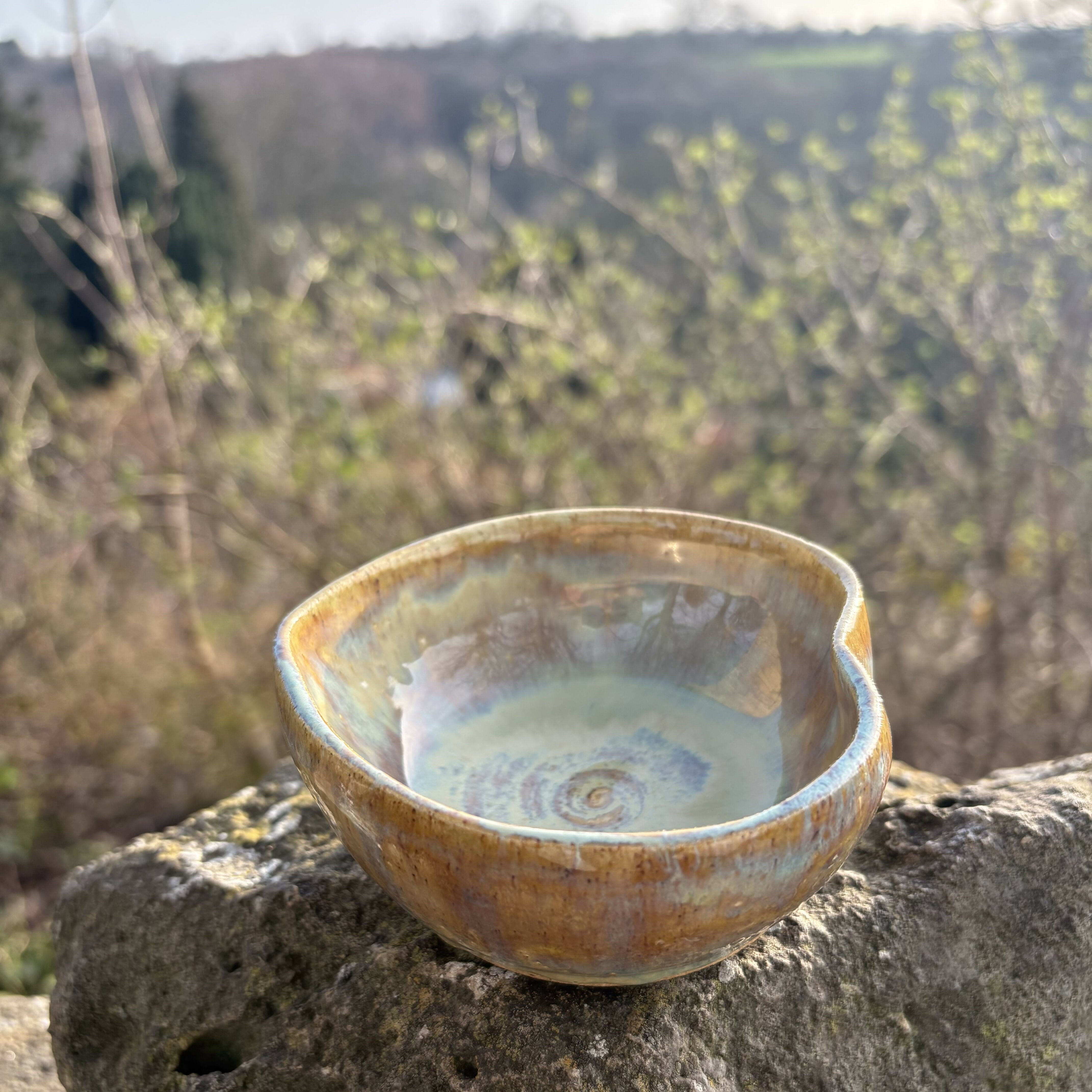 Green Tea Heart Bowl