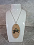 Unique Handcrafted Oval Hare Pendant