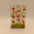 Fused Glass Poppy Tealight