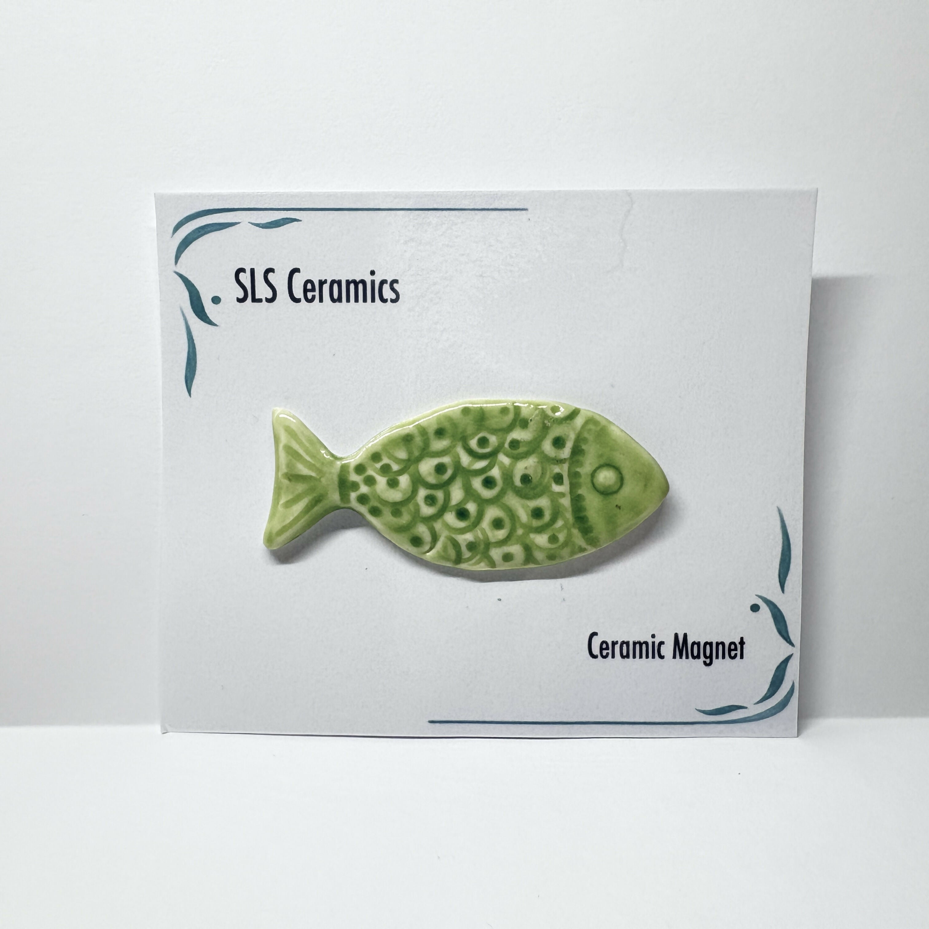 Porcelain Fish Fridge Magnet