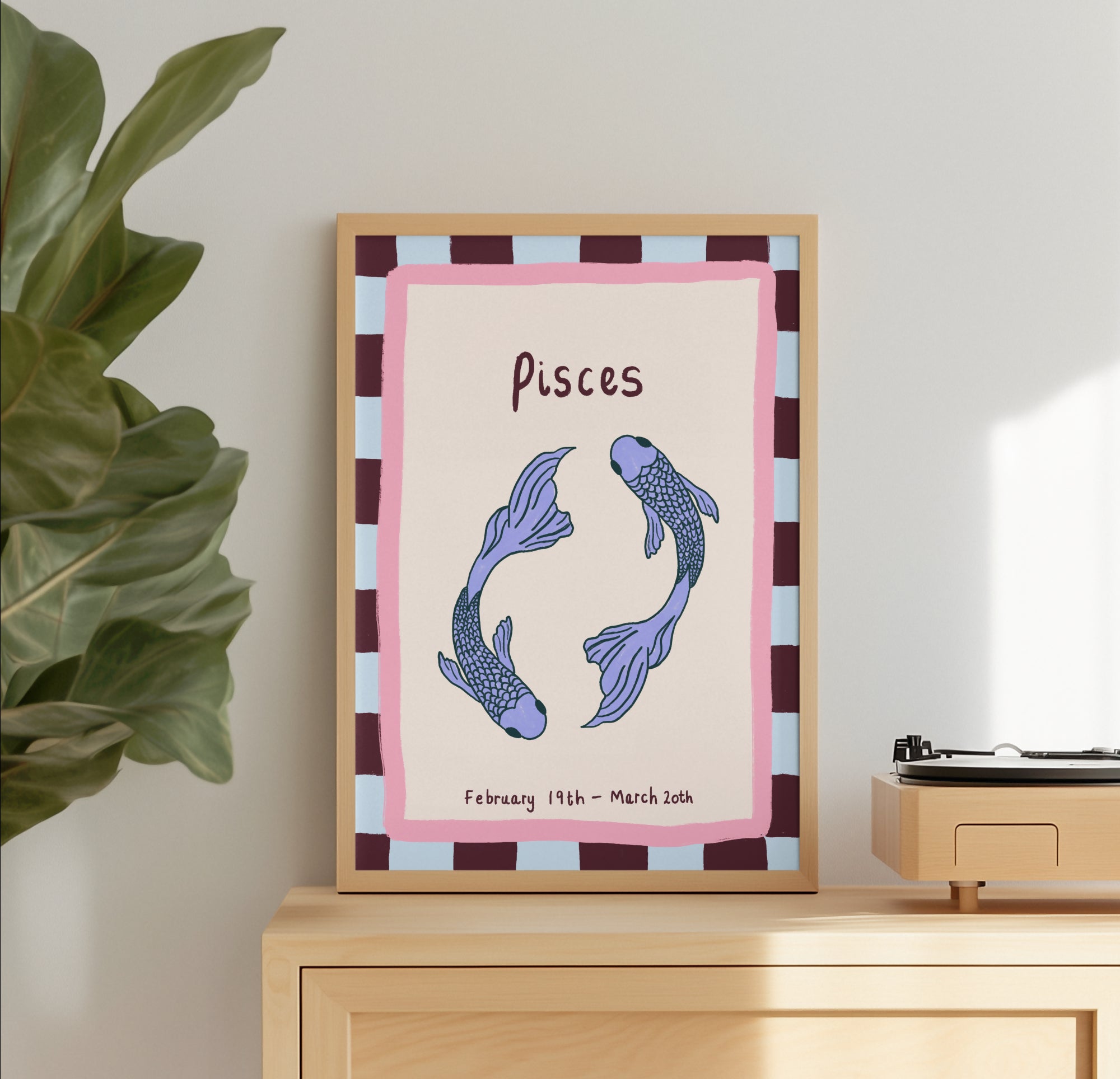 Pisces Star Sign Print
