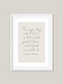 The Magic Thing About Home Art Print