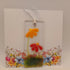 Fused Glass Flower Card
