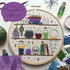Preprinted embroidery pattern for beginners - Notions and potions