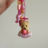 Strawberry Bear Felt Keyring