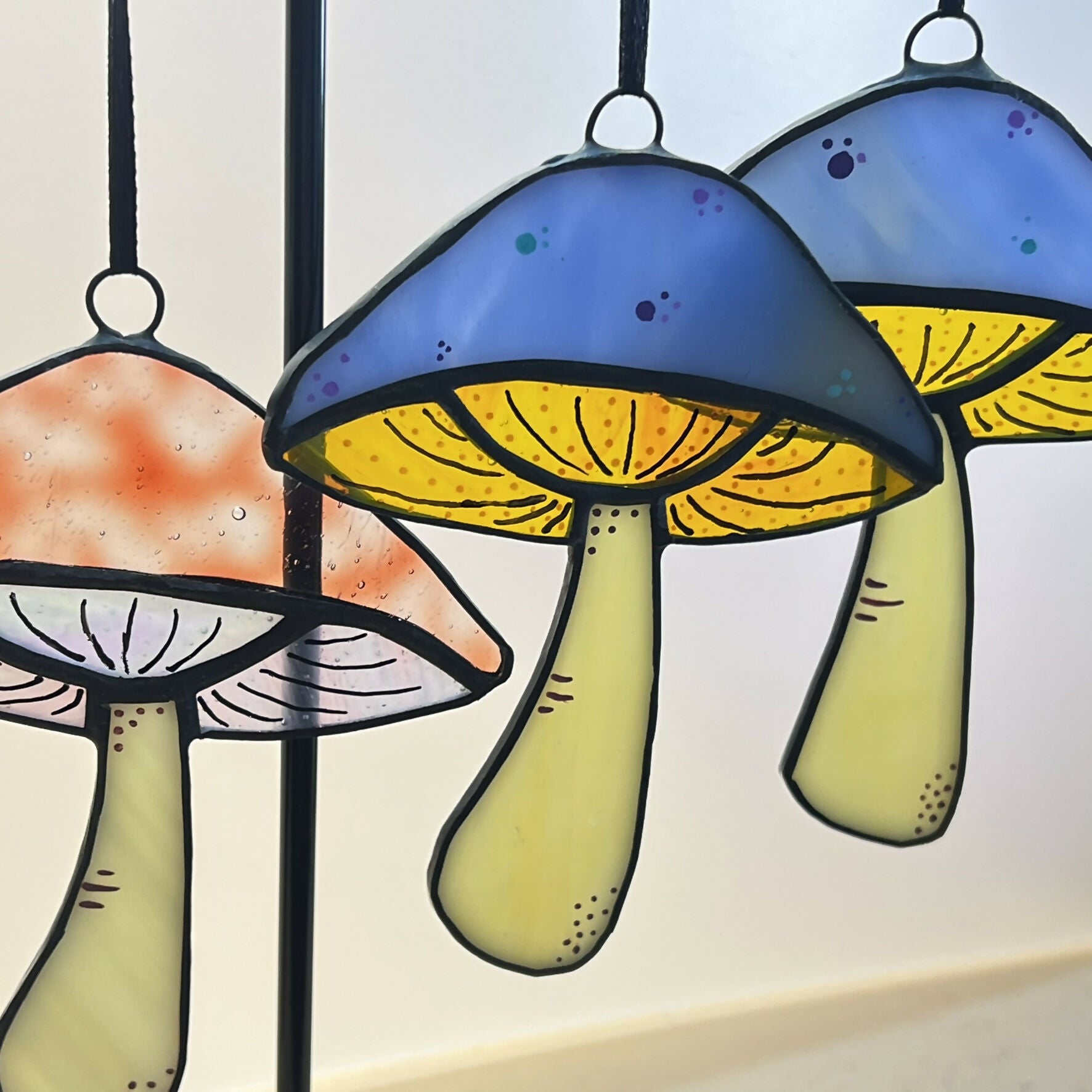 Stained Glass Mushroom/Toadstool Suncatcher
