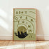 Don't Overthink It Cat Print