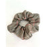 Beige Dogtooth Tartan Hair Scrunchie