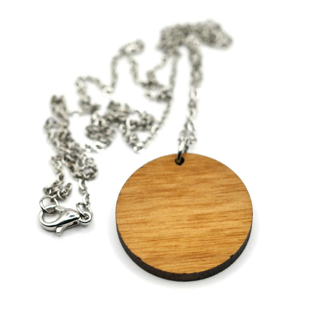 Snowdrops Necklace (Walnut)
