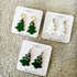 Christmas Tree Clay Earrings