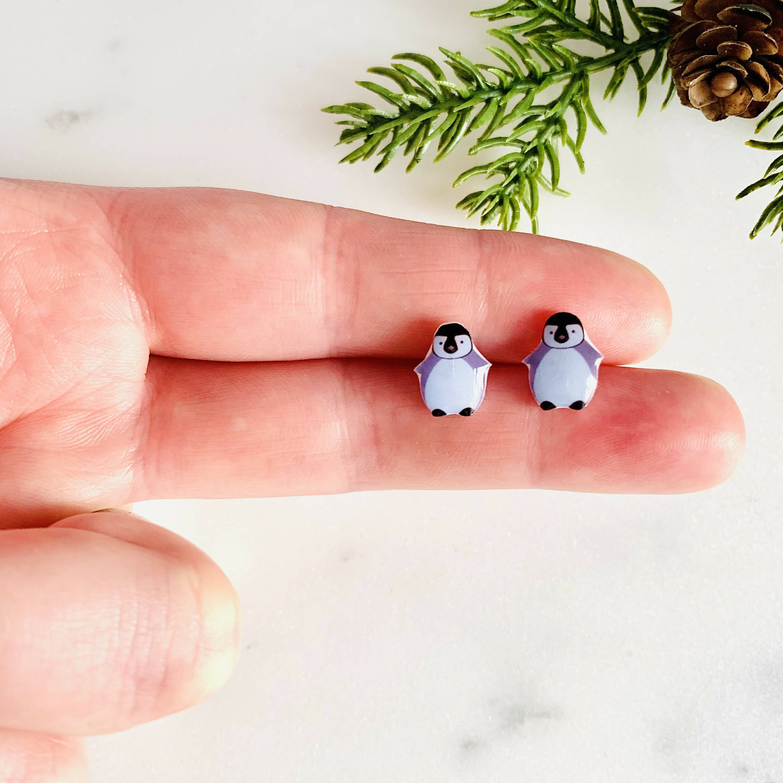 Penguin Stud Earrings