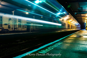 Night Train - A4 framed