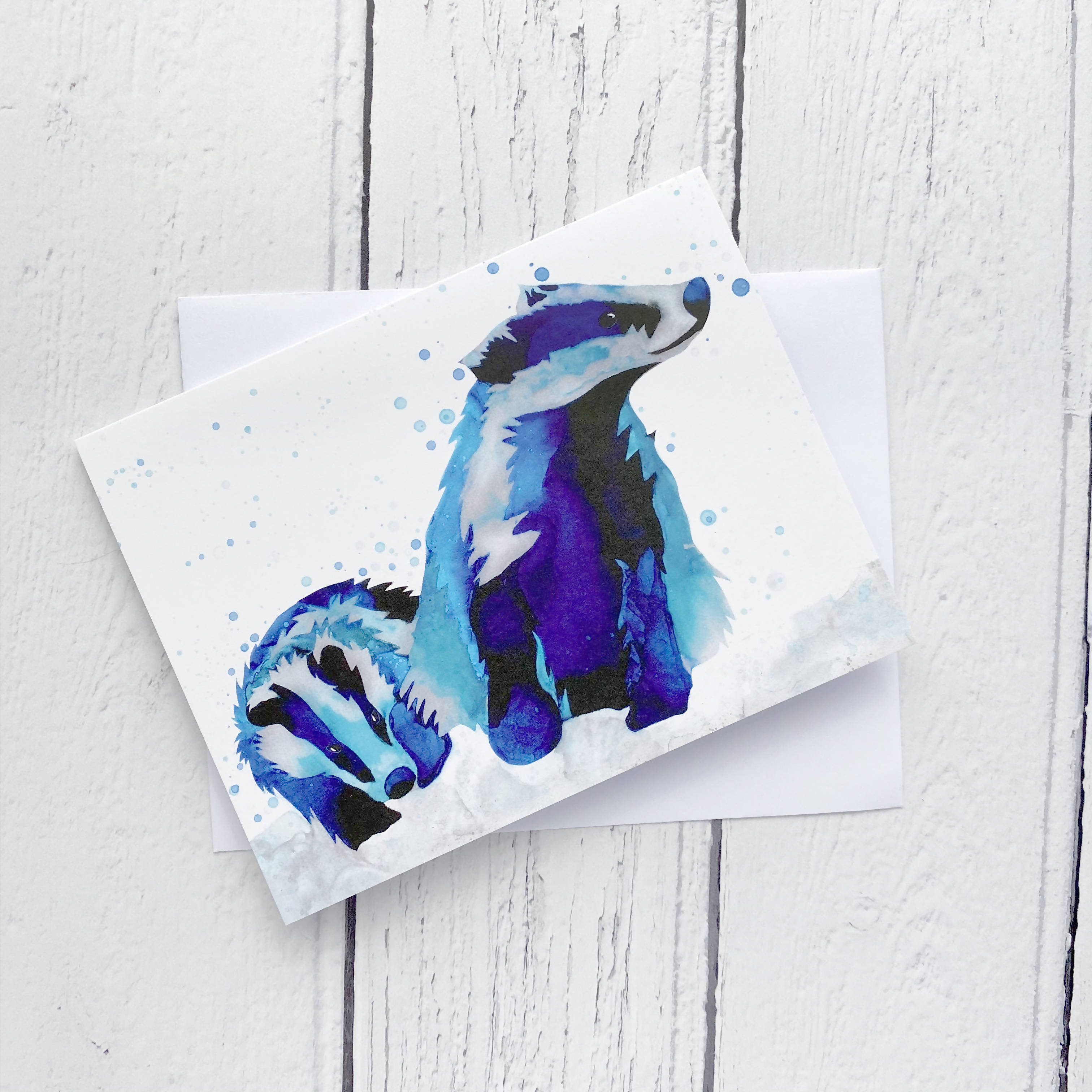 Animal Ink Greetings Card