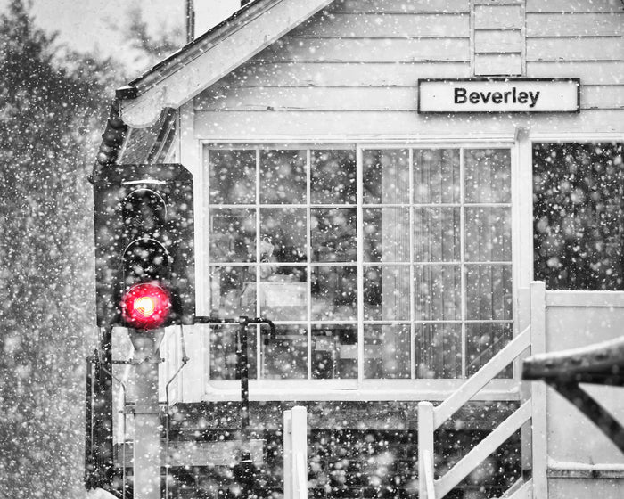 Red Light at Beverley Train Station