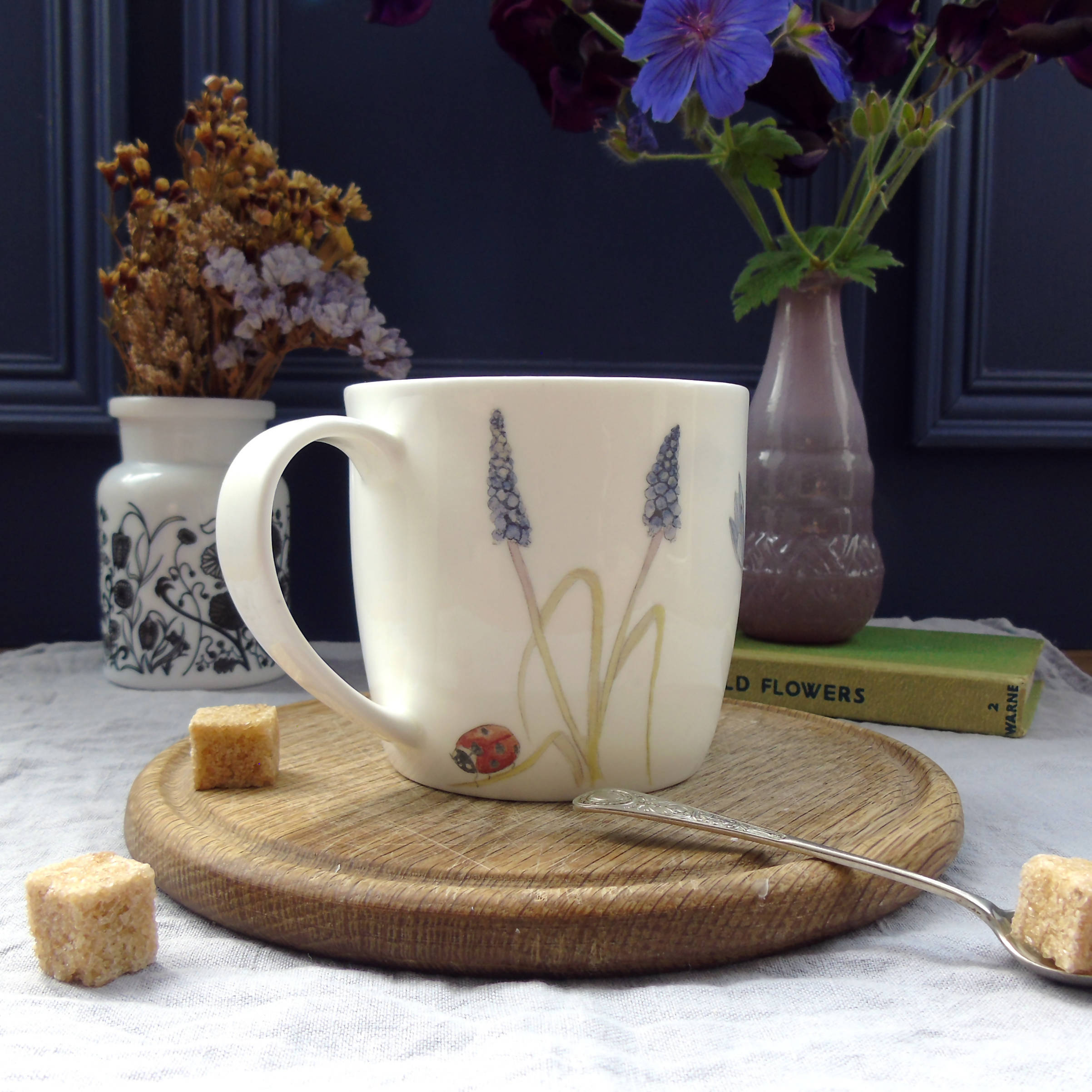 Hedgehog and Bluebell Mug