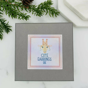 fairy Earrings On Quote Card and Gift Box