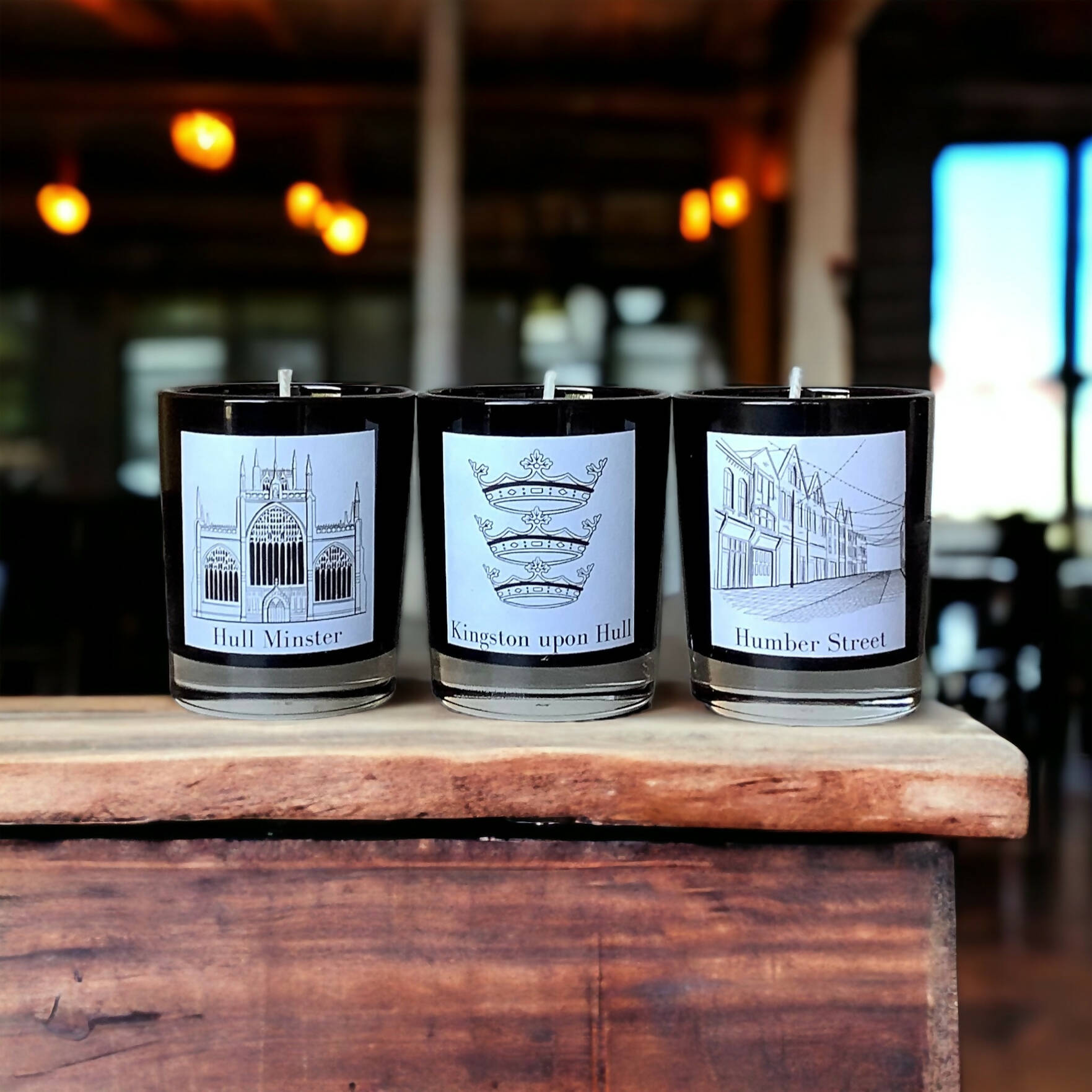 Hull Collection - 3 Votive Candle Gift Set - 3x75g