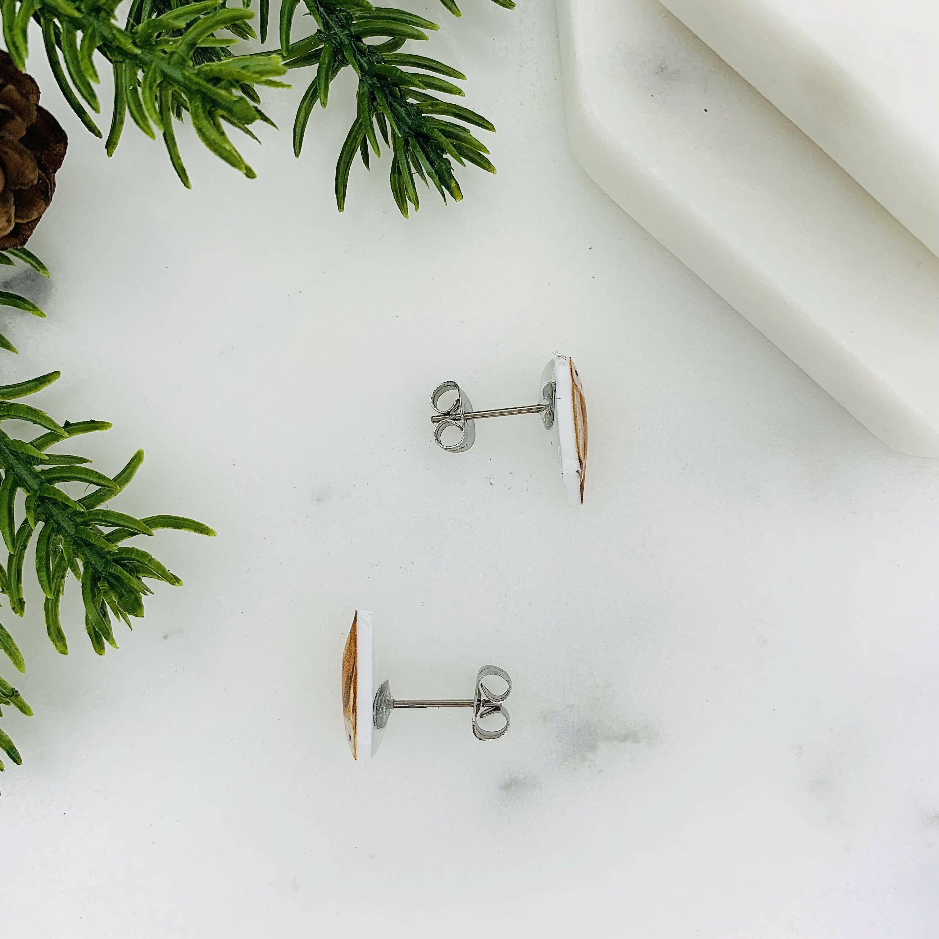 Barn Owl Stud Earrings