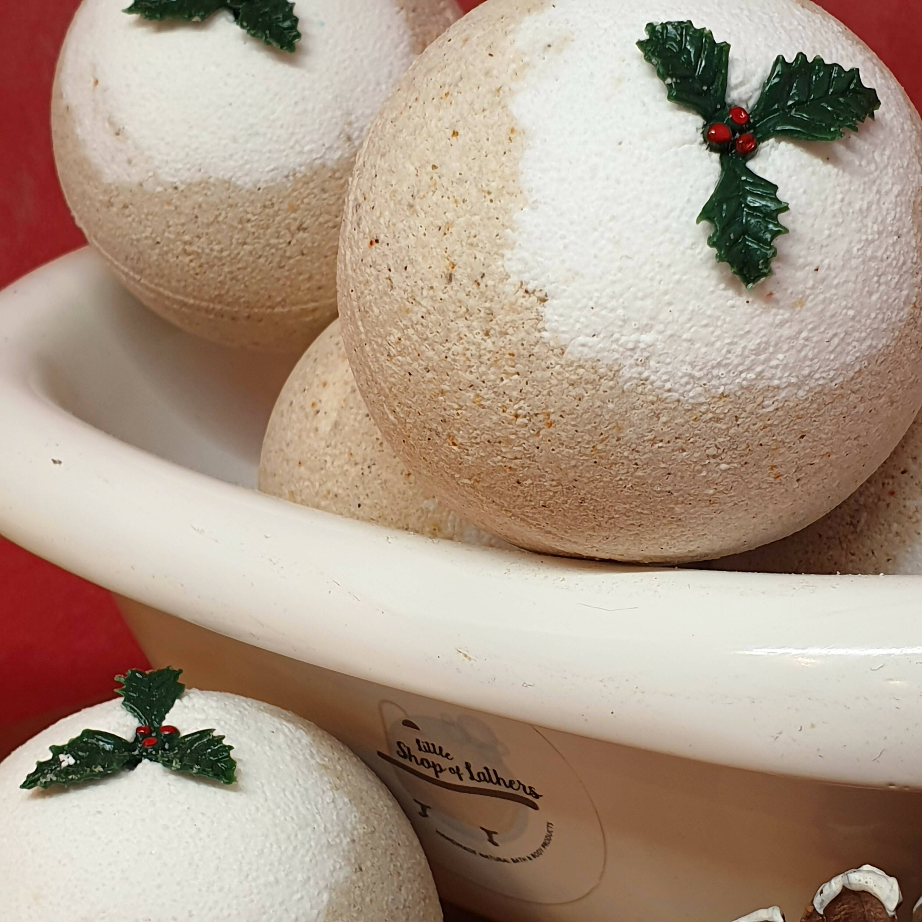 Christmas Pudding Bath Bomb