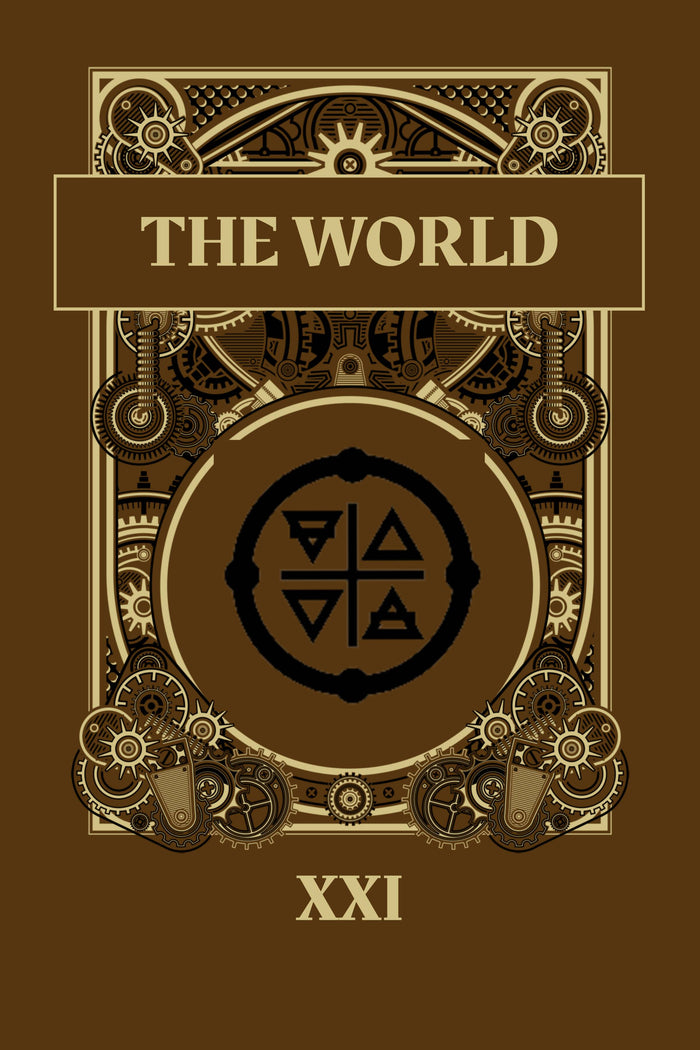 Tarot - The World Postcard