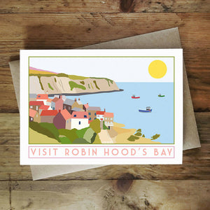 Robin Hoods Bay Greetings Card