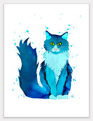 Cat (Wiscasset) Print
