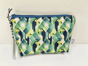 Toucan Print Make Up Bag