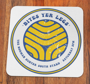 Leeds Utd - BOOMERANG Design - Coaster