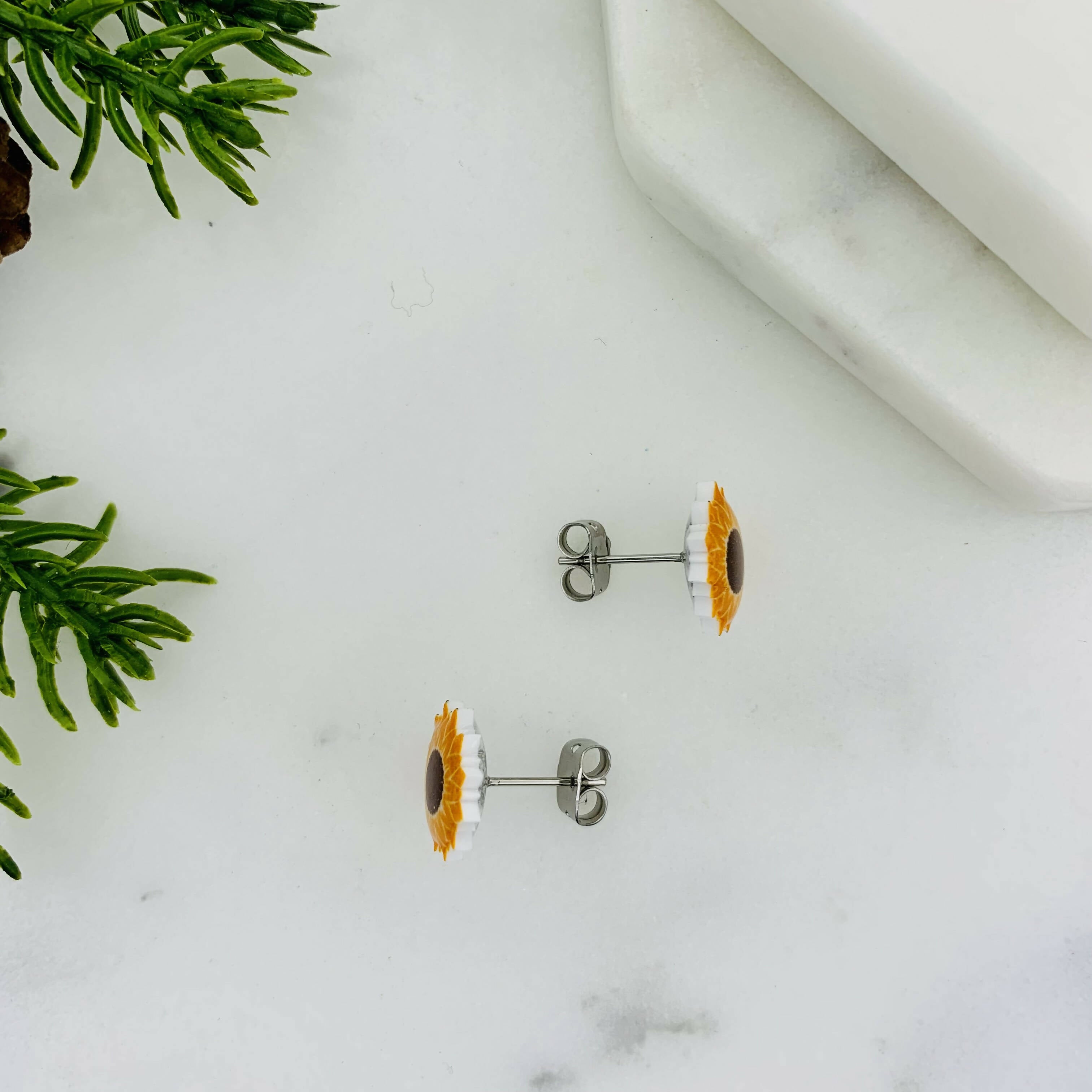 Sunflower Stud Earrings