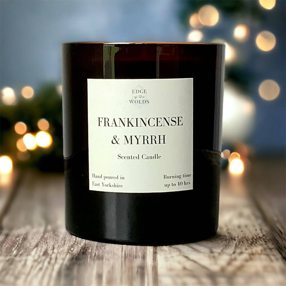 Frankincense and Myrrh Scented Candle - 220g