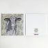 Grey Cow Greetings Card